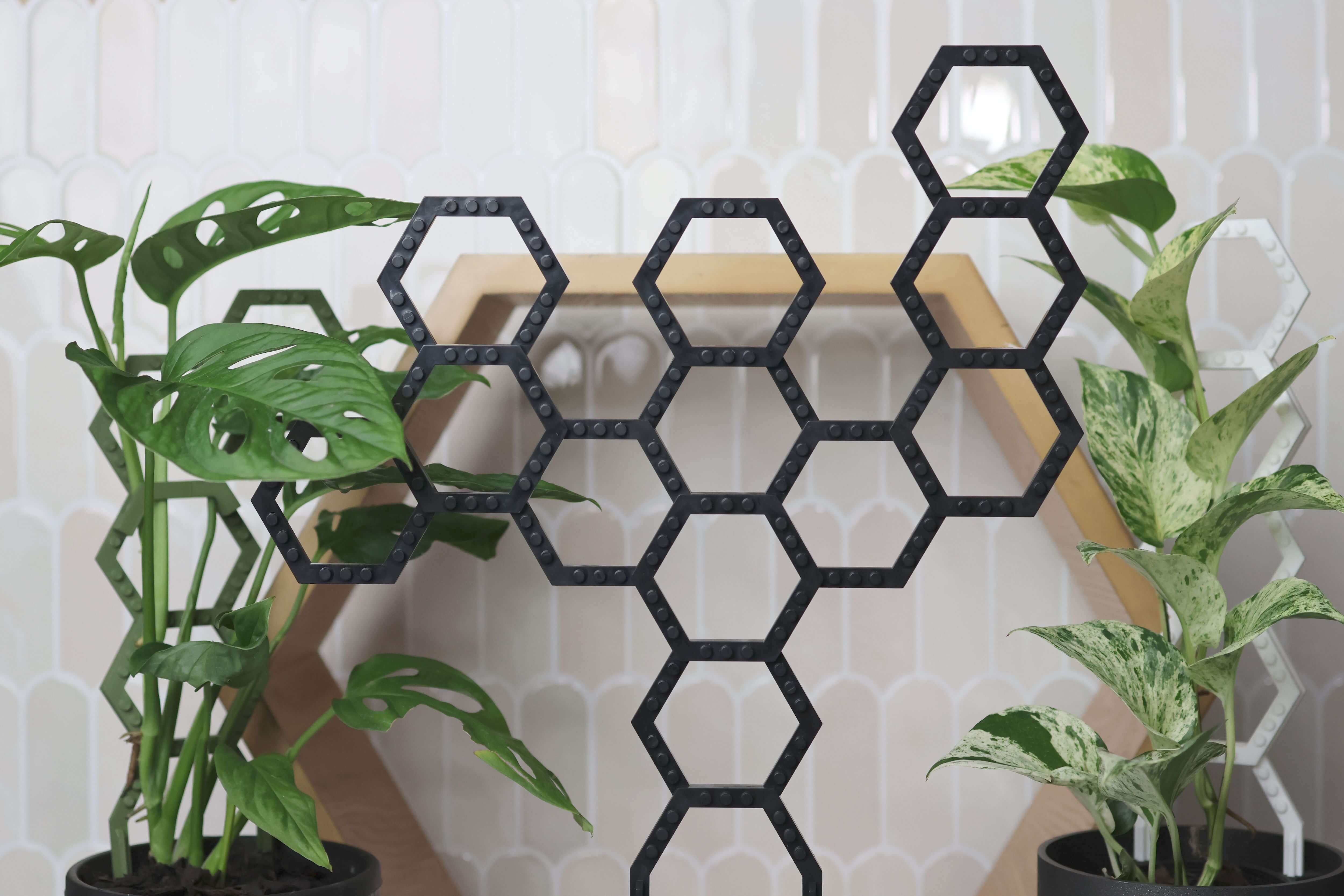 Close-up of Vertigrow Expansion Kit in Black showing finish detail