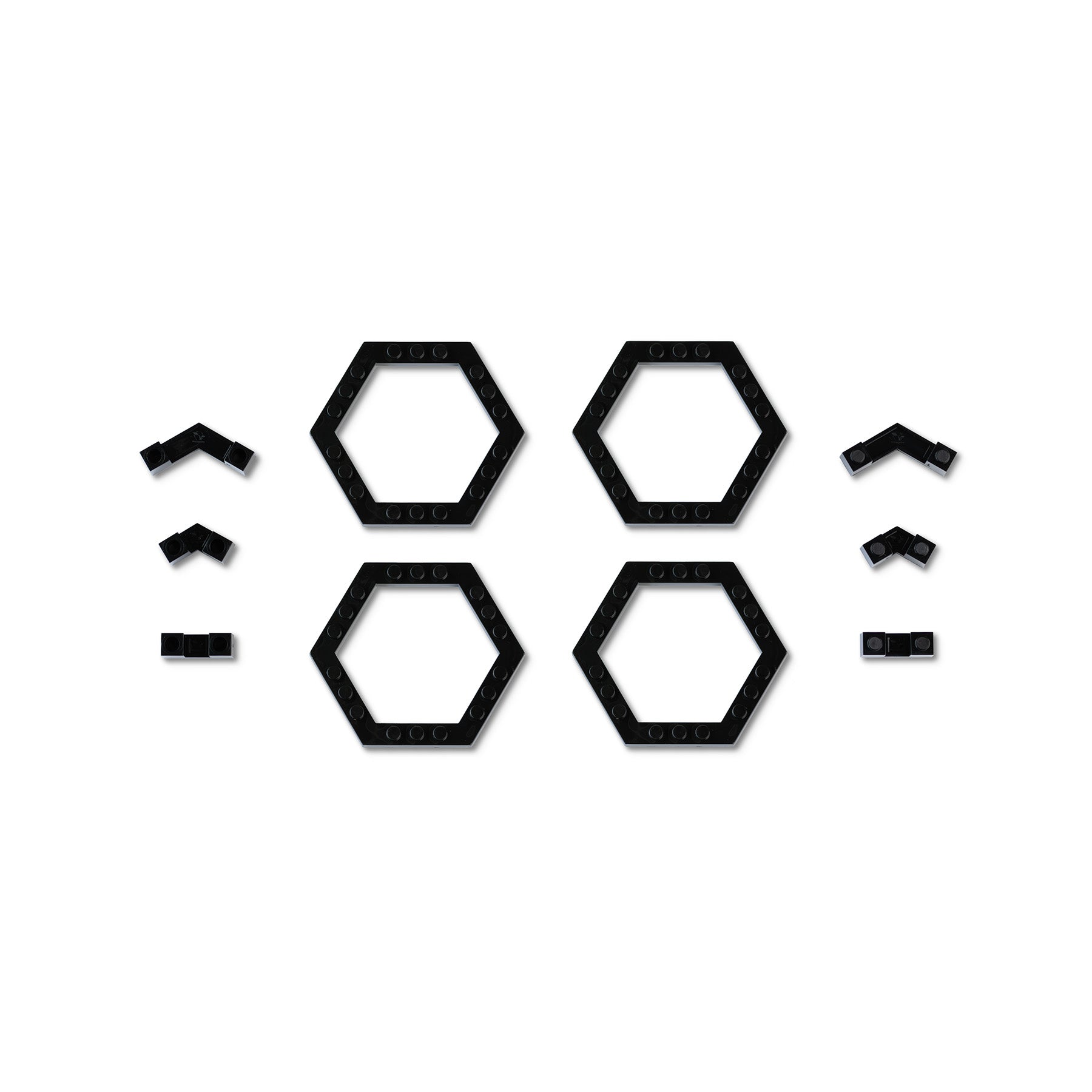 Vertigrow Expansion Kit in Black UV-stabilised Polycarbonate flat lay