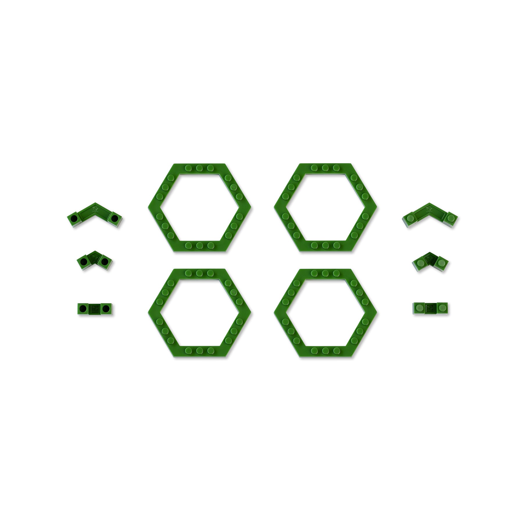 Vertigrow Expansion Kit in Green UV-stabilised Polycarbonate flat lay